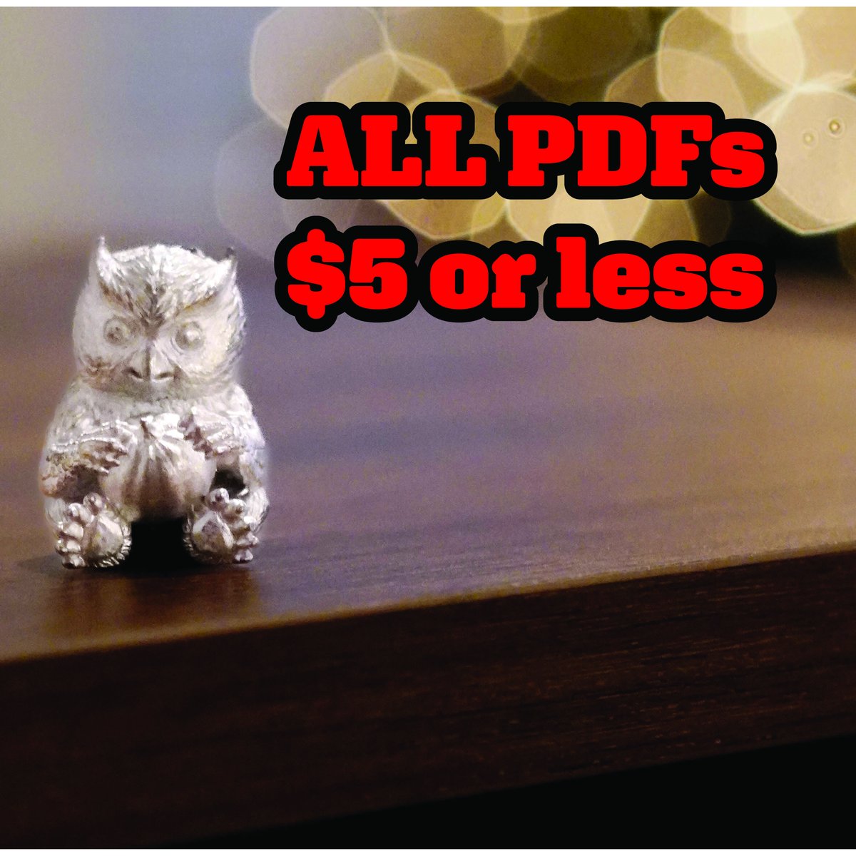 All PDFs on the MWG site are $5 or less!!!
Today only!
loom.ly/Prqzs1M
#ttrpg #dnd #ttprgdeals