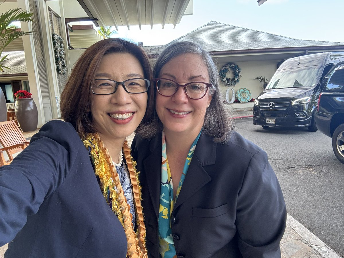 Thank executive director Ingrid Larson for your warm hospitality. 

All we are Team Democracy!