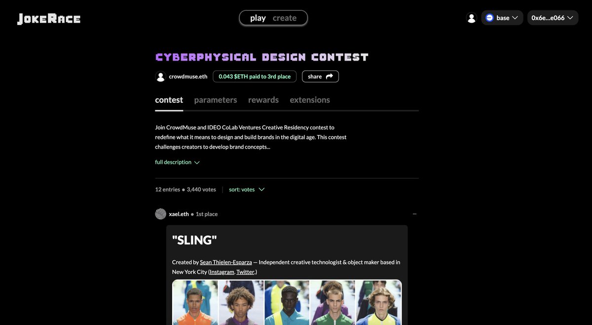 Now that the Cyberphysical contest has come to a close, we wrote up a retro to share our learnings.

Throughout a three-month campaign, we explored themes around -&gt;

// the adoption of 3D design, genAI, and digital tools

// how this can help creators design concepts of physical