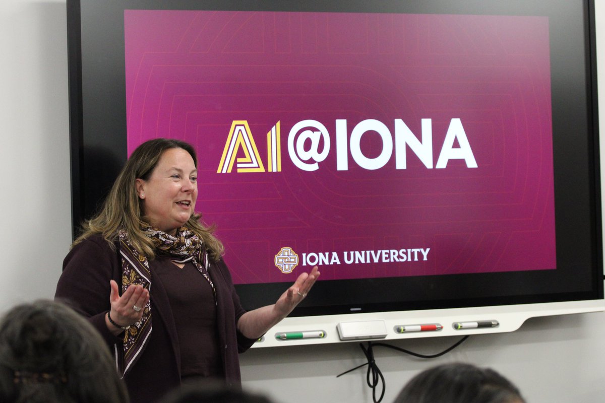 ionauniversity's tweet photo. Iona University launched its new artificial intelligence (AI) micro credential program with @YonkersSchools, focused on equipping educators with the knowledge &amp; skills needed to leverage AI tools both in the classroom &amp; beyond.

📰
https://t.co/Ul6CxEwtWO

@AnibalSolerJr https://t.co/oJQ8UyXwoj