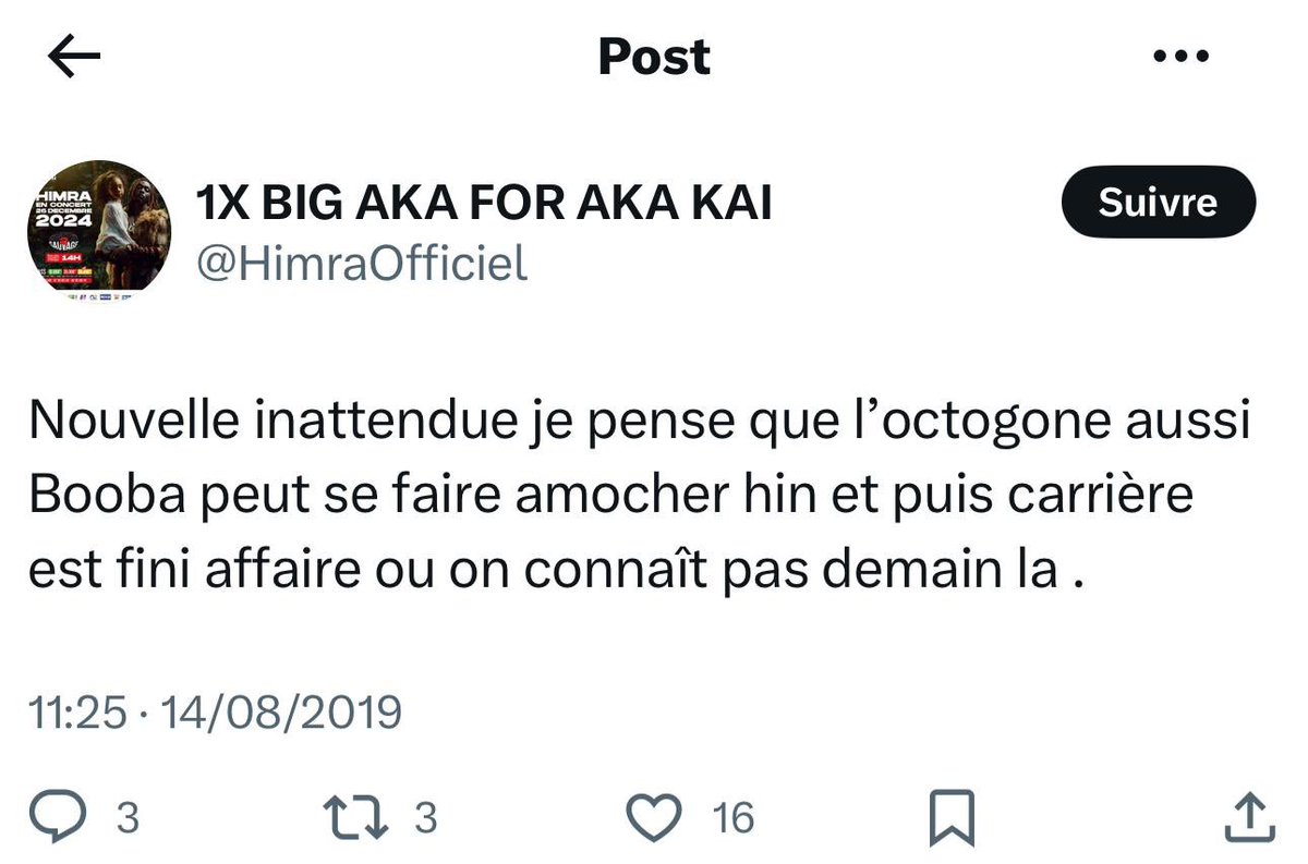 KafidelChris's tweet photo. @booba @Didibofficial Par contre les tweets d'himra à ton égard ne sont pas trop amicaux 🤣🤣 https://t.co/y6qa4NkqAm