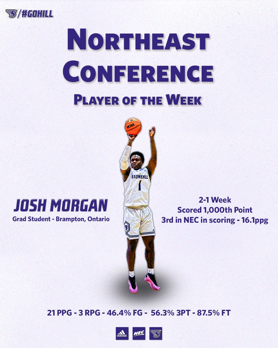 Stonehill Men's Basketball tweet media