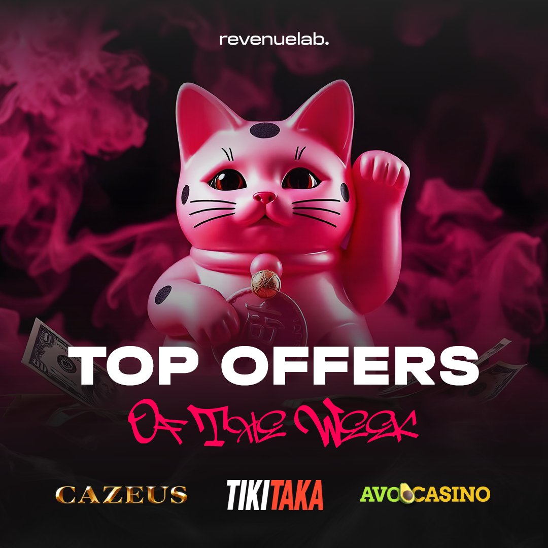 revlab_'s tweet image. New week — new top offers! Start your winter with outstanding opportunities to boost your earnings ❄️

⭐️ Tikitaka
⭐️ CaZeus
⭐️ AvoCasino

Get started by contacting Revlab manager for more detail! 

#revenuelab #topoffers #digitalmarketing #affiliatenetwork