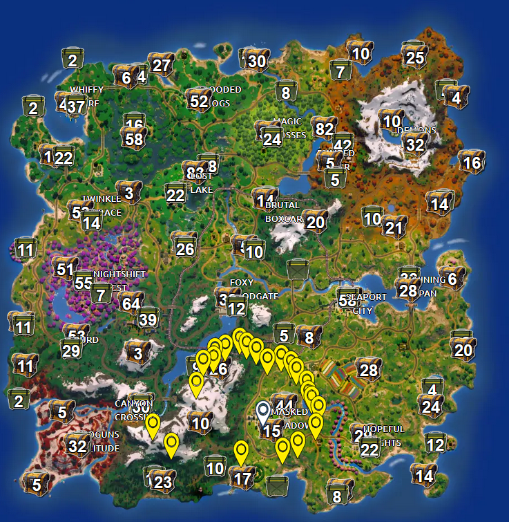 Chapter 6 dropmaps fully available
Chests and loot has been updated as well
Mobile app update is coming (still under review)

#Fortnite #FortniteC6S1鬼Hunters #FortniteChapter6