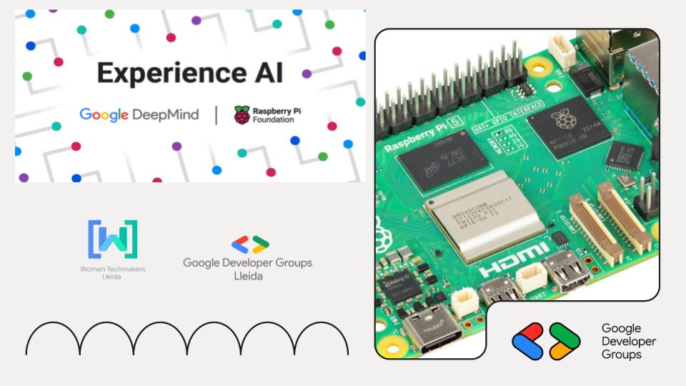 .. and last but never least we have a parallel tech session for interested parties, with an #ExperienceAI presentation, based on the contents provided by #Womentechmakers