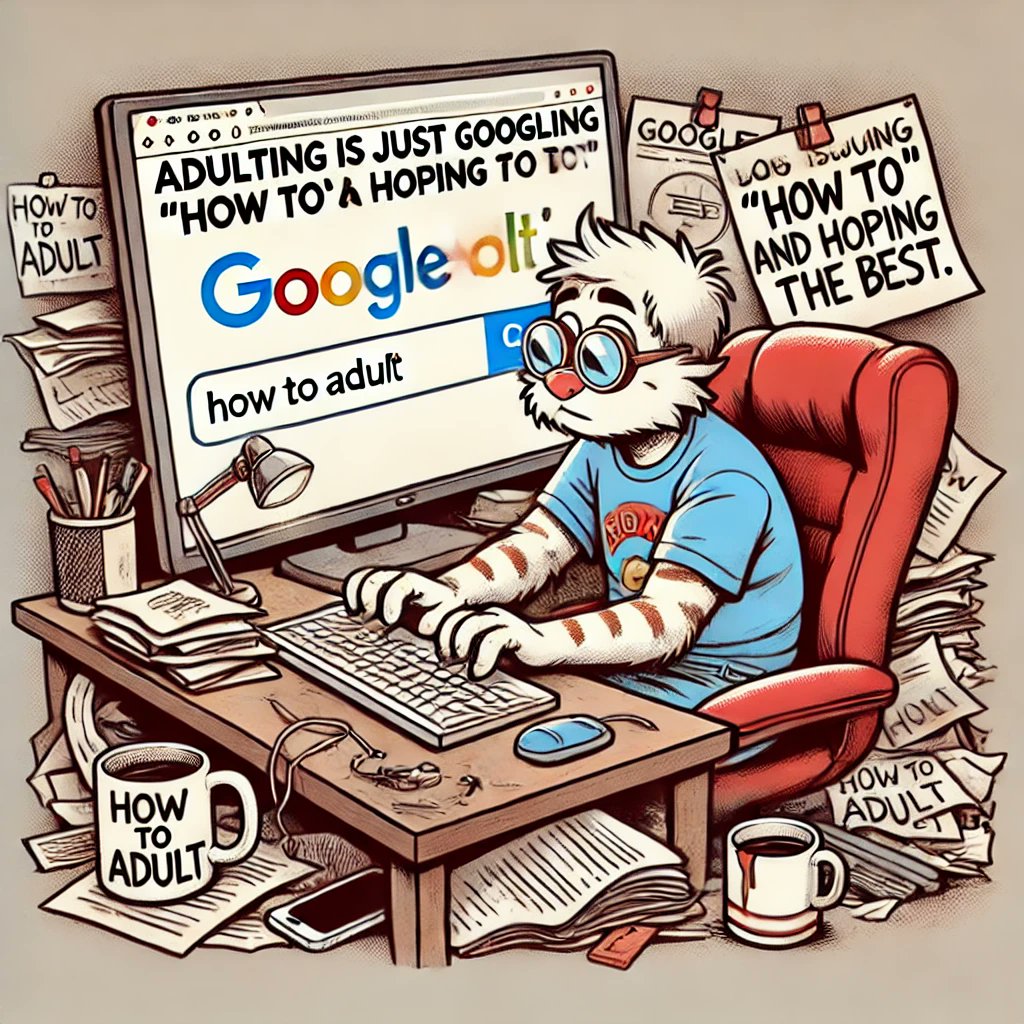 7anoon123's tweet photo. Adulting is just Googling ‘how to’ and hoping for the best.
#Adulting101 #LifeHacks #FunnyTruth
#DadJokes #FirstWorldProblems #blessed https://t.co/ckG5nbSsV6