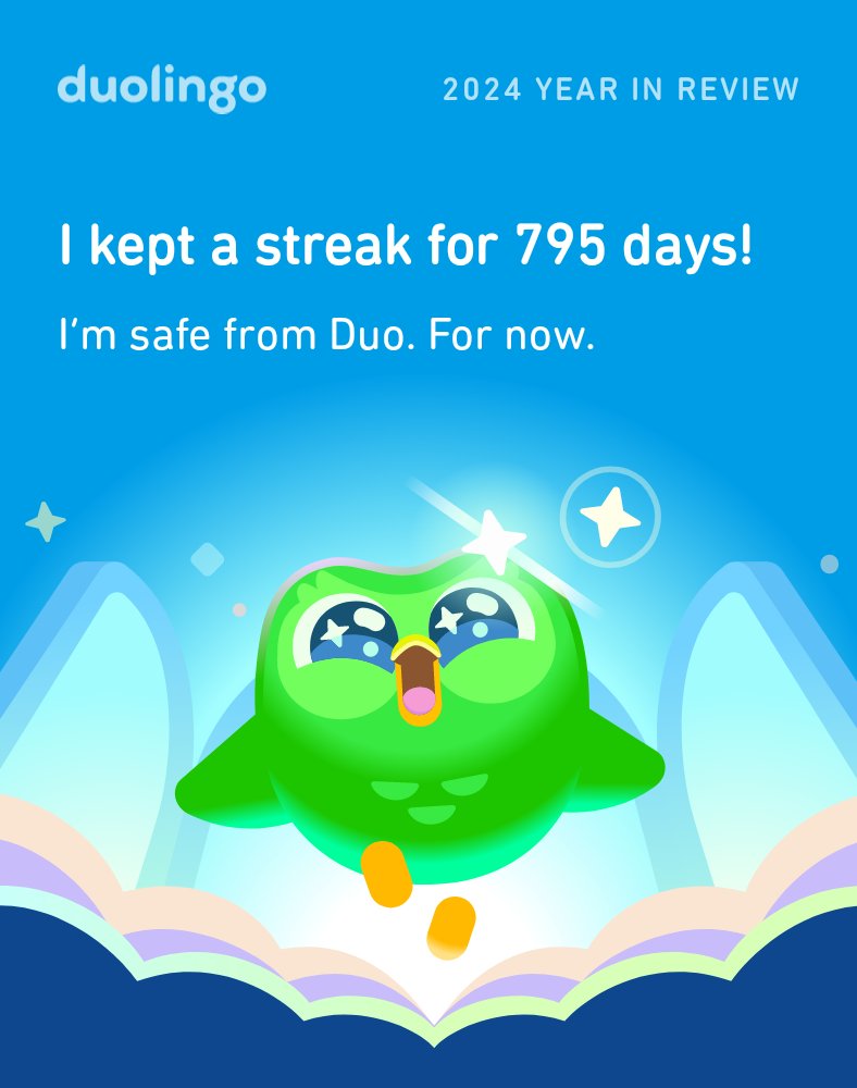 Are you safe from Duo this year? #Duolingo365