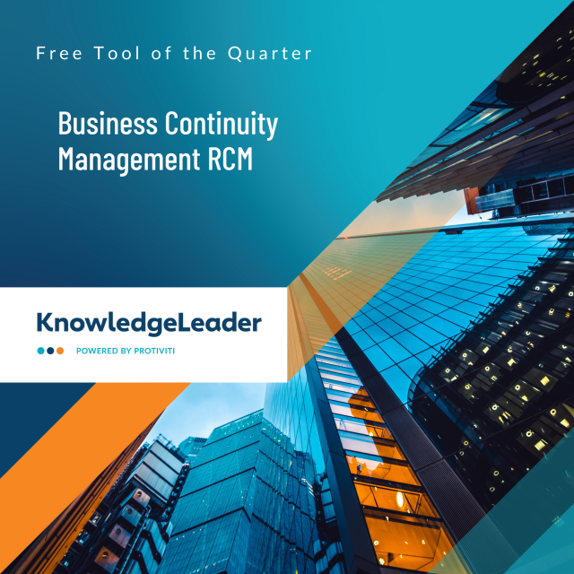 LarkScheierman's tweet photo. You don't need a KnowledgeLeader account to download our free tool of Q3 2024! This RCM, our most popular tool of the last quarter, can be used to identify critical business data recovery risks and control execution problems. #BCM #RiskManagement... https://t.co/P0tksIgbuE https://t.co/JisPCvwlbx