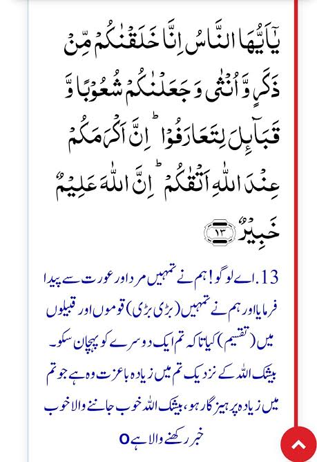 سورۃ الحجرات کا زندگی گزارنے کا 9 نکاتی  ایجنڈا

1۔ فتبينوا
کوئی بھی بات سن کر  پھیلانے سے پہلے تحقیق کر لیا کرو، کہیں ایسا نہ ہو کہ بات سچ نہ ہو اور کسی کوانجانے میں نقصان پہنچ جائے

2۔ فأصلحوا
دو بھائیوں کے درمیان صلح کروا دیا کرو تمام ایمان والے آپس میں بھائی بھائی ہیں

3۔