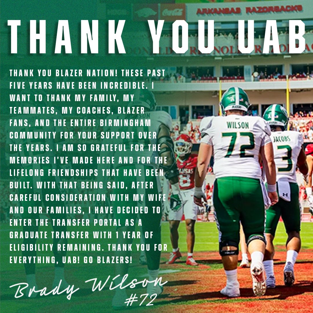 Thank you, UAB! 💚