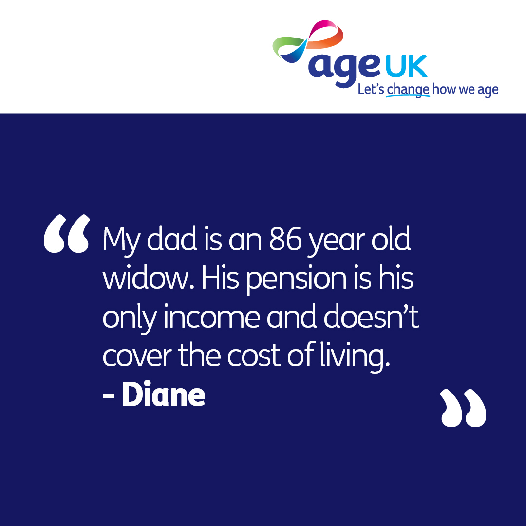 Diane, and many others, are worried about how their older parents are going to cope without the Winter Fuel Payment.

Help us to save it - sign our petition: bit.ly/3A4hoyo