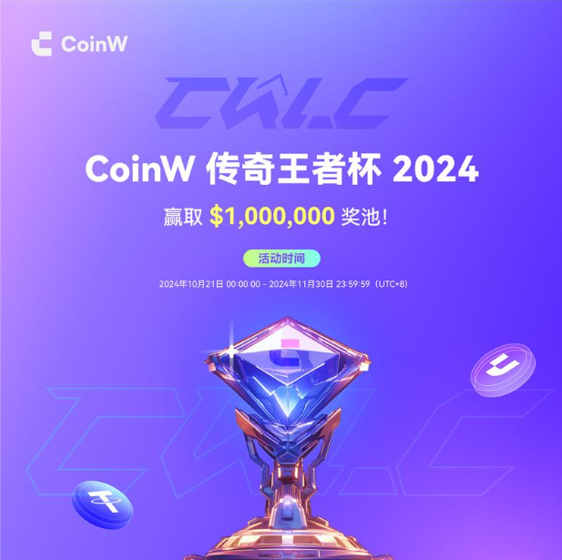 CoinWZH's tweet photo. 🎉🎉#CoinW 币赢传奇杯交易赛（#CWLC）圆满结束！

创下1500 亿美元合约交易量和 10 亿美元现货交易量的历史最好成绩，活动累计超过 40000名参与者，总盈利达1亿美元。💪

👋CoinW币赢通过创新交易功能和体育跨界合作，持续推动行业发展。

🔗点击了解更多：https://t.co/cmSonvVg93 https://t.co/kXRMOzTmqc