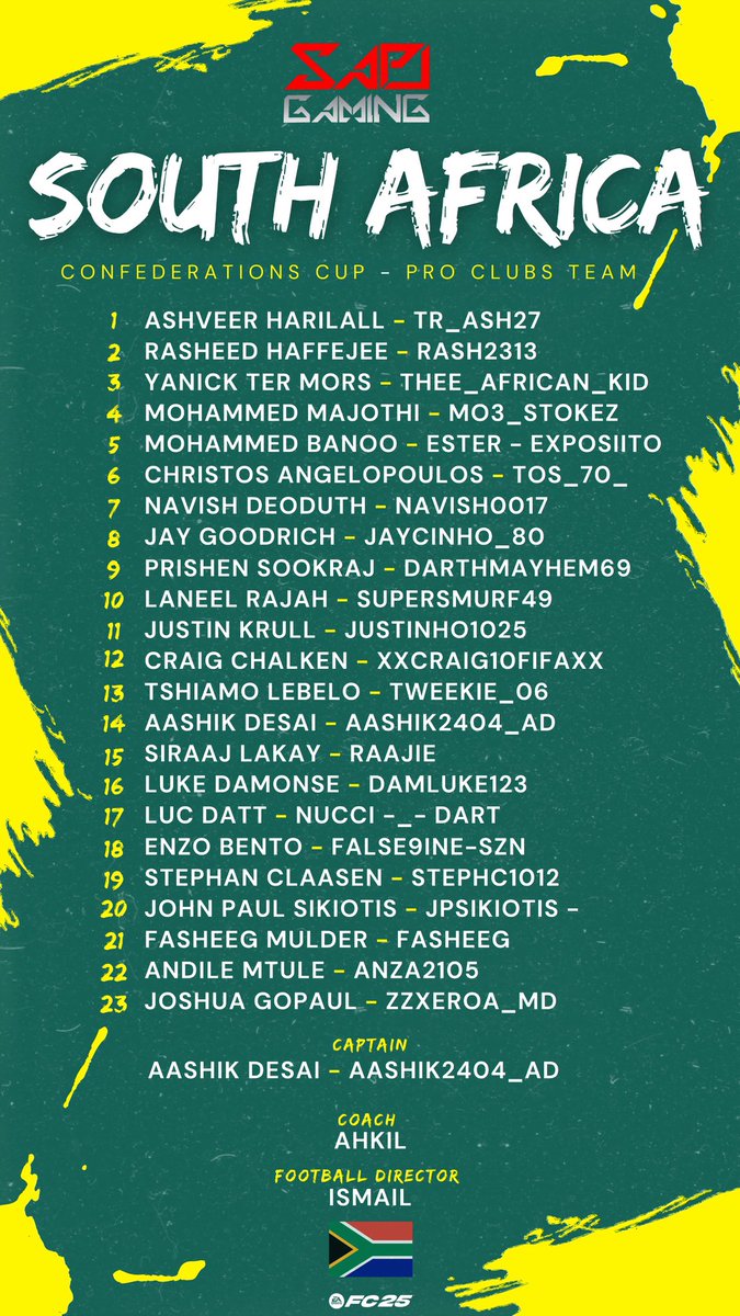 SA Pro Club League tweet media