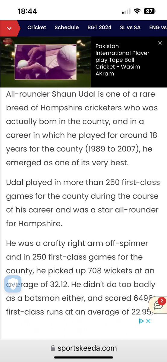 Shaun Udal tweet media