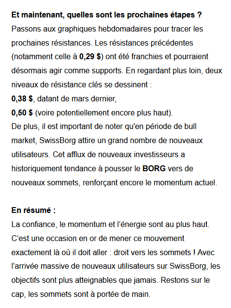 📢Extrait de NL de #SwissBorg par <a href="/xrisborg/">Xris</a> 

😍2 milliards d'actifs sous gestion 👏👏
🤔Je pense qu'il faut en parler 🚀

Actifs déposés: 2 005 745 254$
Volume  hebdomadaire: 138 796 245$
Nbre utilisateurs : 820 146
Nbre Premium: 52 447
Nbre $BORG bloqués: 231 148 409