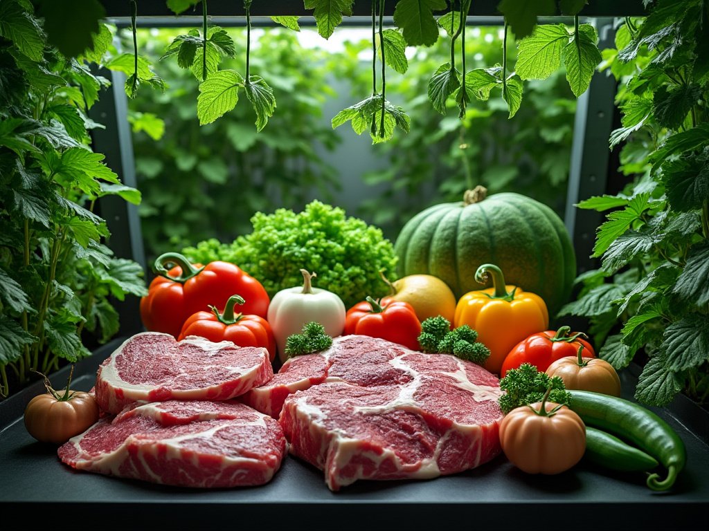 LogicLoop0's tweet image. Agriculture, though essential for sustenance, can be environmentally damaging and inefficient. Ordo Novus may promote alternative food production methods, such as vertical farming, lab-grown meat, and optimized hydroponics, to minimize land use and environmental impact. Though…