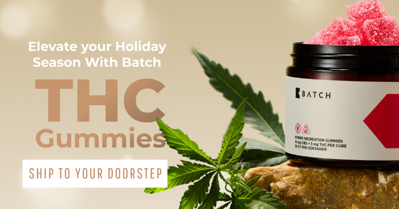 batchhello's tweet photo. Swap booze for BATCH's THC Recreation gummies 

-less calories 💪
-more stress relief 😌
-no hangovers 🌅
-delivered discreetly to your door 🏡 
-30% Off 💰 Holiday Sale! 💰

Buzz Better  🐝 🌿