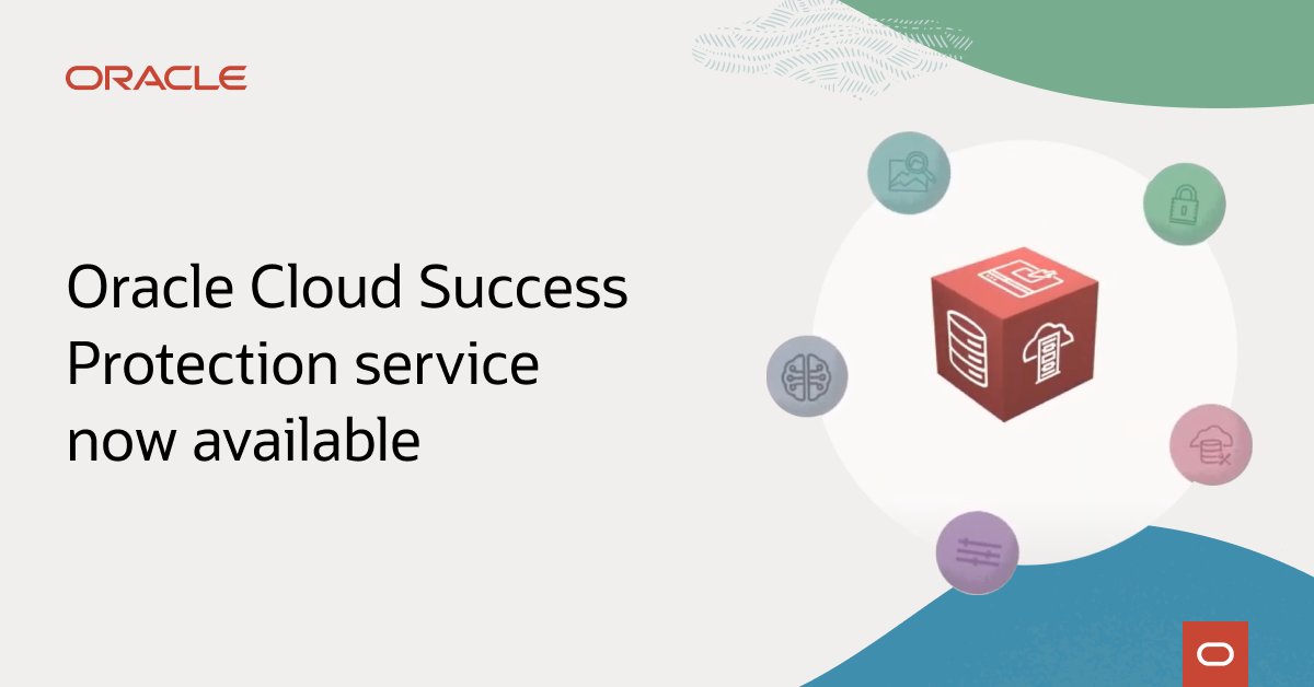 AmyLawrence2's tweet photo. Now available: Oracle Cloud Protection Service is a new concierge service offering providing our customers with the level of white glove support they need to overcome business challenges. Learn more: https://t.co/VgVH29mjc9 https://t.co/uFmxgpYYOb
