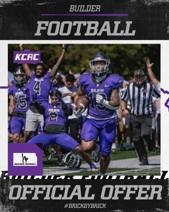 After a great conversation with <a href="/keyshawnwyatt31/">Keyshawn Wyatt</a> i’m grateful to receive an offer from <a href="/BuilderFootball/">SC Builder Football</a>