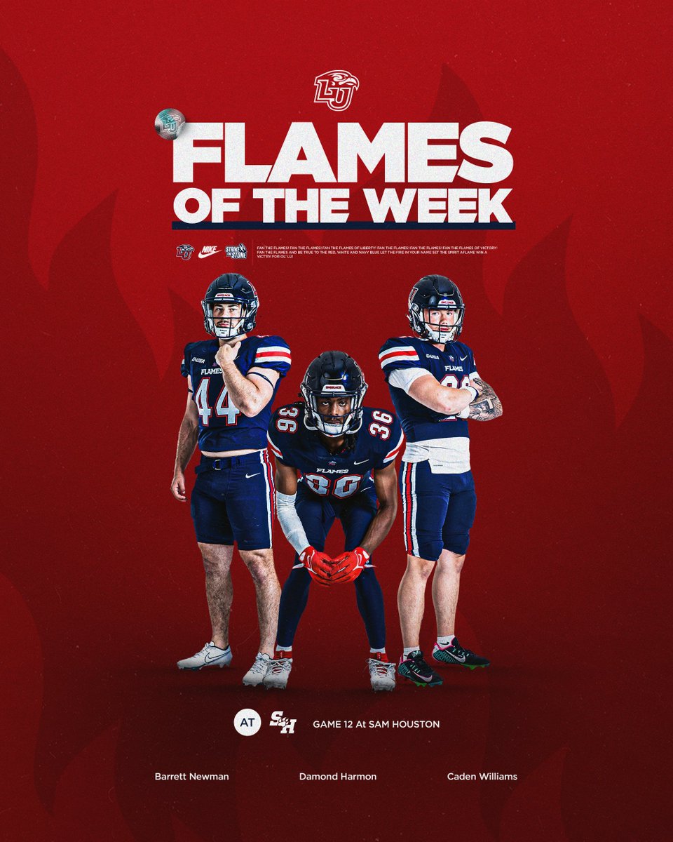 Liberty Football (@libertyfootball) on Twitter photo π
π₯ππ¦ππ¬ π¨π ππ‘π ππππ€: Game 12
π₯ <a href="/BarrettNewman_8/">βοΈBarrett NewmanβοΈ</a>
π₯ <a href="/hunchoo_21/">Damond Harmon</a>
π₯ <a href="/Caden__W/">Caden Williams</a> π
π₯ππ¦ππ¬ π¨π ππ‘π ππππ€: Game 12
π₯ <a href="/BarrettNewman_8/">βοΈBarrett NewmanβοΈ</a>
π₯ <a href="/hunchoo_21/">Damond Harmon</a>
π₯ <a href="/Caden__W/">Caden Williams</a>