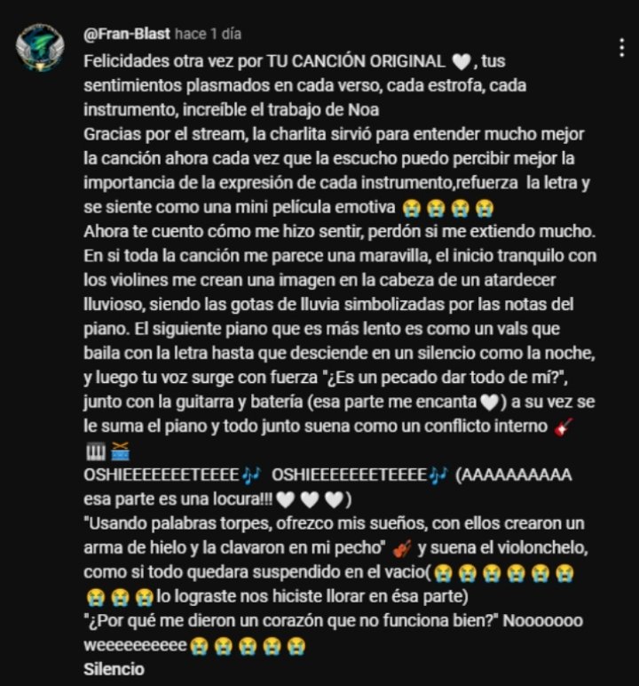 Fran_Blast's tweet photo. En el afterparty habías dicho que compartiéramos nuestra opinión de la canción así que acá la dejo, perdón por tanto texto
#EruNabura #EruChapterTwo #ChapterTwo #EruFirstSong https://t.co/pqehSdf9Ql