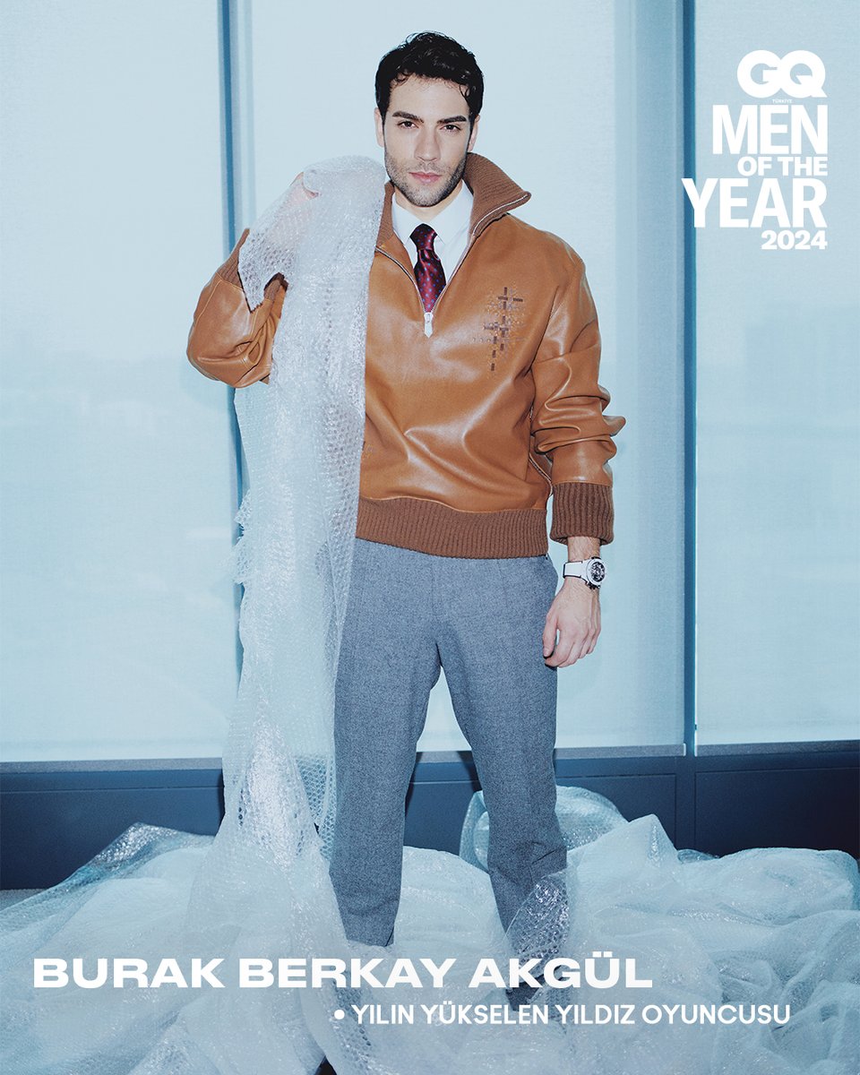 GQ Türkiye Men of The Year 2024 Yılın Yükselen Yıldız Oyuncusu #BurakBerkayAkgül