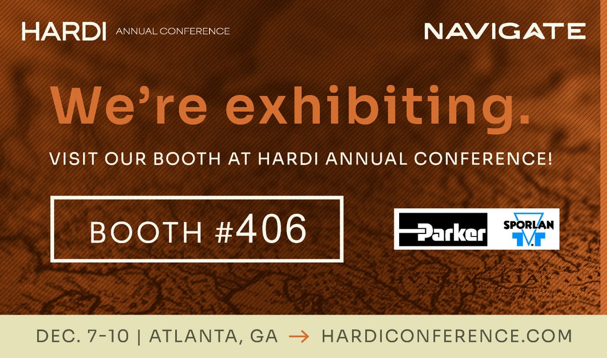 Sporlan's tweet photo. Heading to the 2024 HARDI Annual Conference in Atlanta? Stop by and see us in Parker Sporlan booth #406. Check out our #ZoomLock product offereing and other #HVACR products. #Refrigeration #HARDI #HARDIAC24 #zoomlockmax #zoomlockpush #pressfittings #brazefree https://t.co/yGwfXKIbfZ