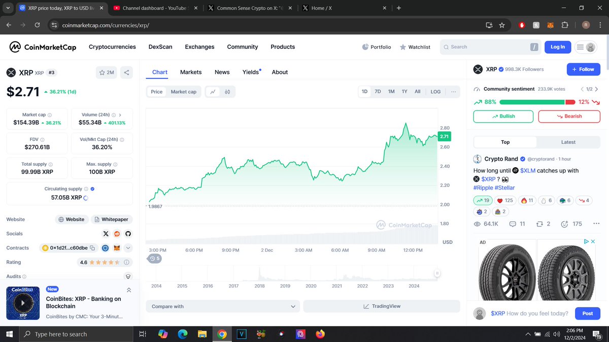 It looks like $xrp is setting up for another leg up!
