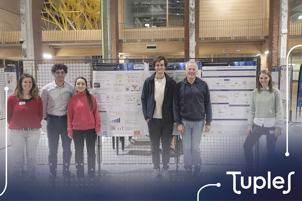 Two new #TUPLES Posters at #ANITIDays highlighting its objectives and advancements in building trustworthy planning and scheduling systems.  
See the Posters here bit.ly/3ZyX5DC  
#AI #TrustworthyAI #Explainability #HybridMethods #Gooseplanners