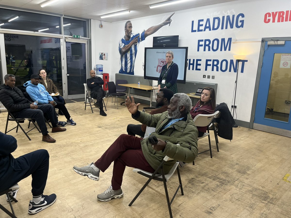JasonRobertsFdn's tweet photo. Weβre back with Session 2 of our Prostate Cancer Forum in partnership with @ImperialNHS π©Ίπ Raising awareness for men 45+ to get tested and prioritize their health. Early detection saves lives. π #ProstateCancerAwareness #JasonRobertsFoundation #MensHealth https://t.co/Yq8JvqCt2a
