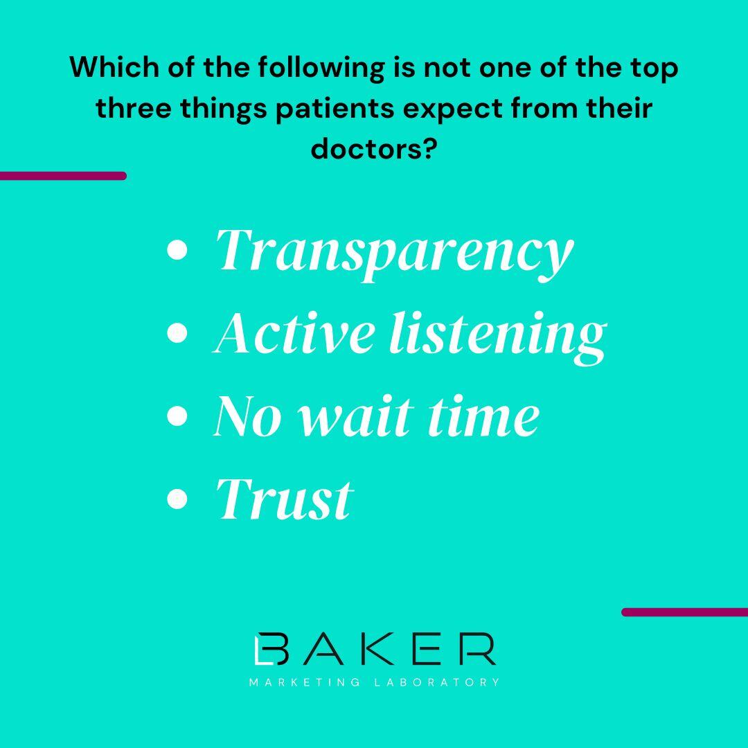 Patients prioritize trust over no wait times when picking a doctor. They’re twice as likely to choose a practice based on staff friendliness and transparency. How does your practice measure up? Book a free call today: hubs.ly/Q02Vxqnn0 #HealthcareMarketing