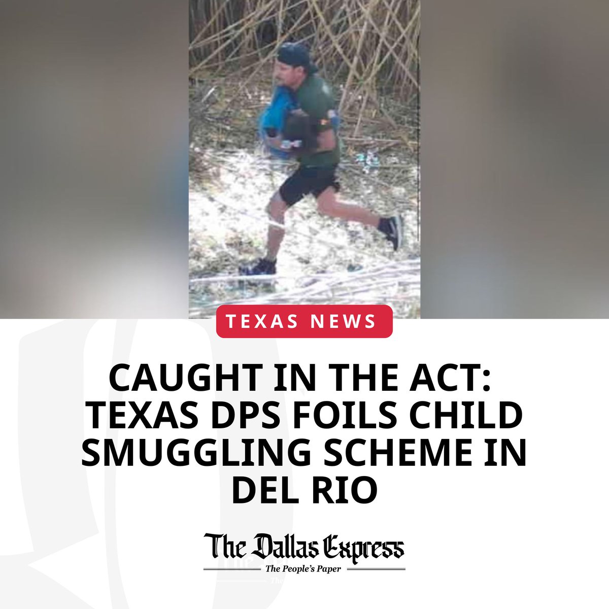 DallasExpress's tweet photo. Texas DPS Foils Child Smuggling Scheme in Del Rio
#texas #dps #delrio #childsmuggling #border

🔗 https://t.co/vUgcDc7LEP https://t.co/ztKwY0vTs9