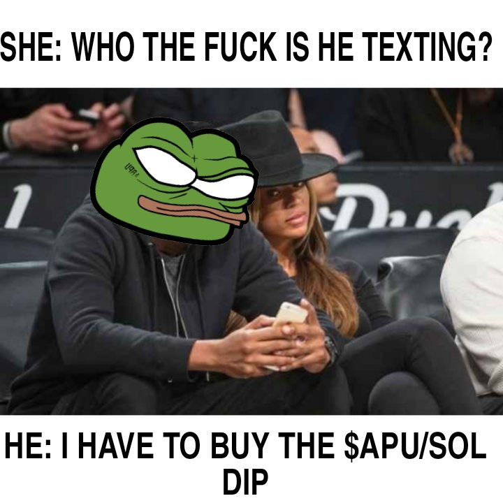 <a href="/SolJakey/">Jakey</a> It's time to go all in on the $APU, the SOL meme coin now🐸🐸

CA- ECutGg12PNhqhkvnH1s1FcuXgCDzKDNhSf5aLtANioR7

<a href="/ApuSolFrens/">Apu Apustaja SOL</a>