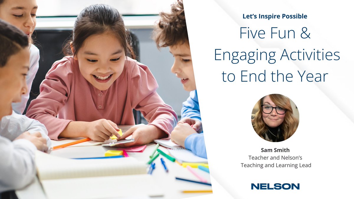 It's that time of year... Report cards are in, students are excited about the holiday season, and you're looking for engaging activities to wrap up the year. Nelson's Teaching &amp; Learning Lead, Sam Smith has you covered!✨

Explore 5 engaging lessons today:
blog.nelson.com/five-fun-engag…