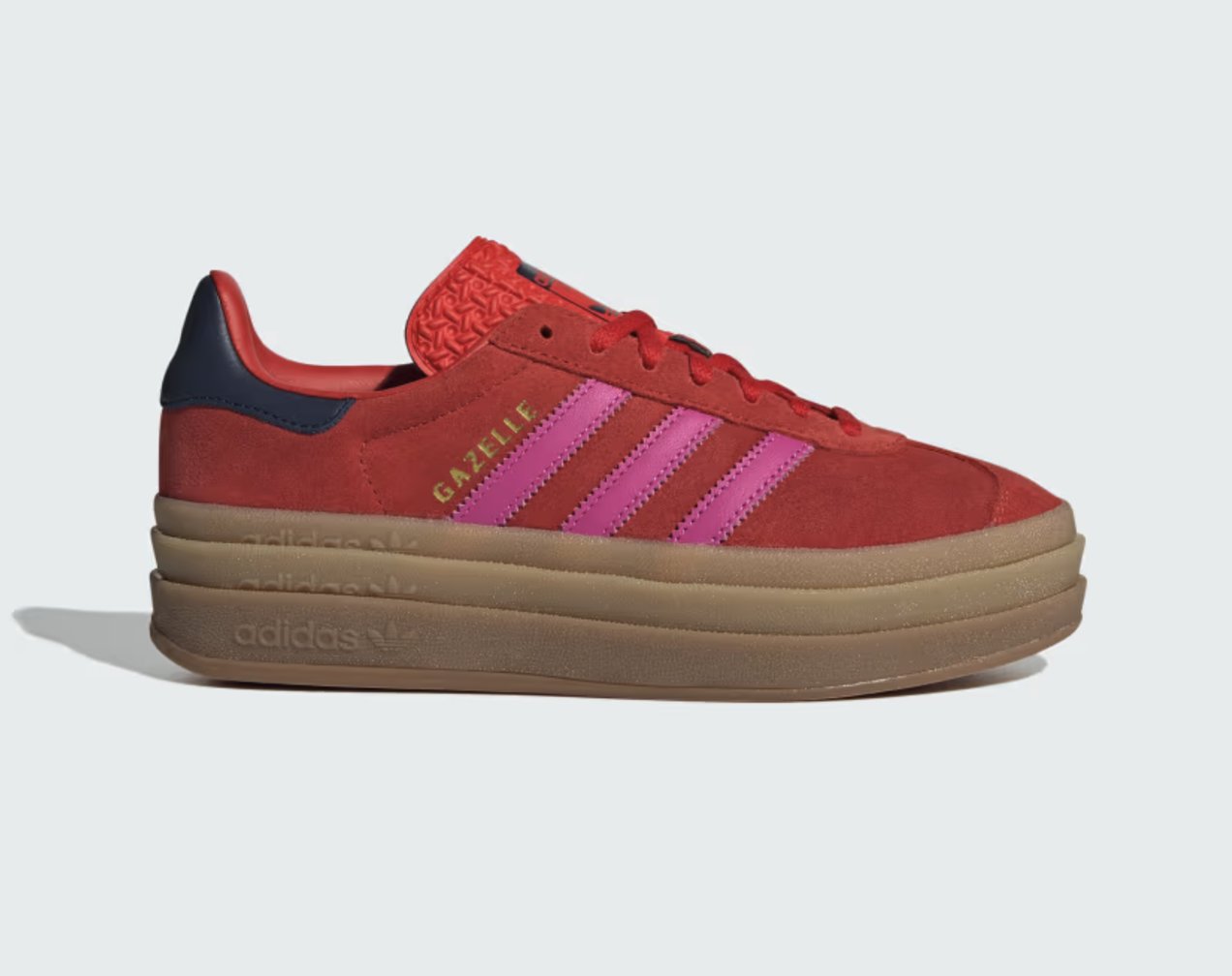 SOLELINKS on X Ad Dropped via adidas US Women s adidas Gazelle Bold Red Semi Lucid Fuchsia Night Indigo https t S1URt99vVI 40 off w code CYBER https t W4Av7hKTOV X