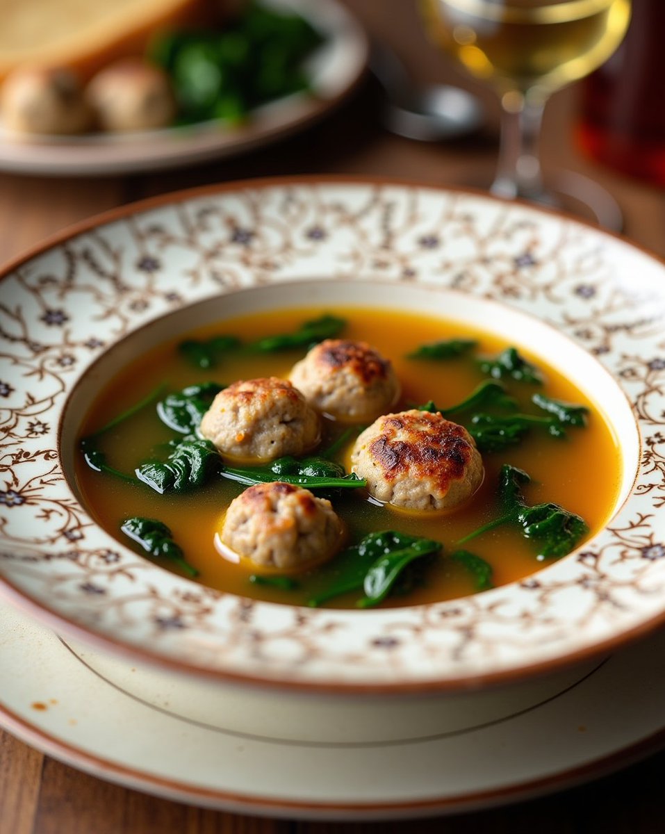 soupsalad24's tweet photo. Italian Wedding Soup
Italian Wedding Soup is a hearty favorite! Ingredients: 
1. Meatballs 2. Spinach 3. Orzo pasta 4. Chicken broth 5. Parmesan.

#icancookchallenge #recipes #food #salad #soup #delicious #vegetables #cooking #pasta #foodie #yummy #healthyfood #foodporn #cooking https://t.co/J1hepYigx5