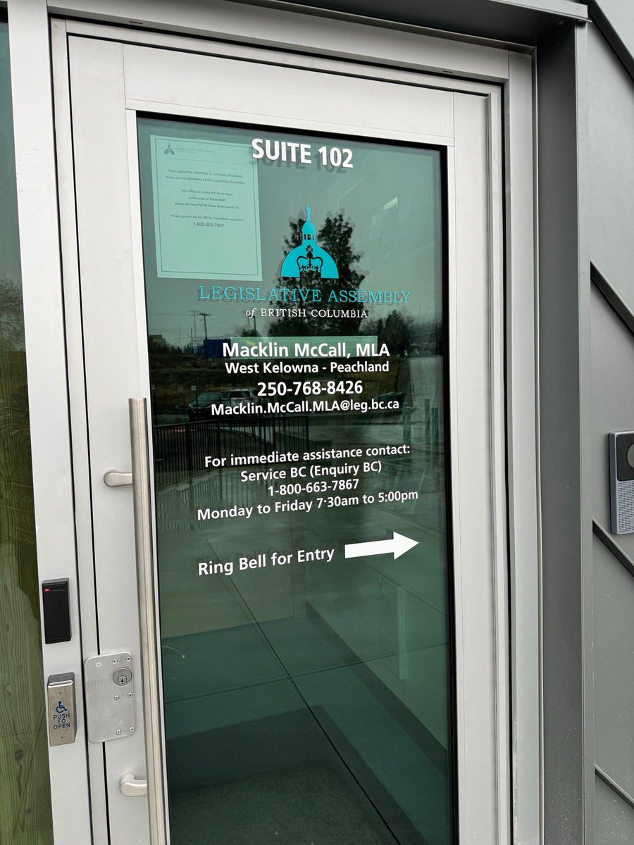 mack4change's tweet image. Our West Kelowna - Peachland MLA office is officially open today. If you are out at City Hall stop by and say hello. 
#westkelowna #peachland #bcfirst