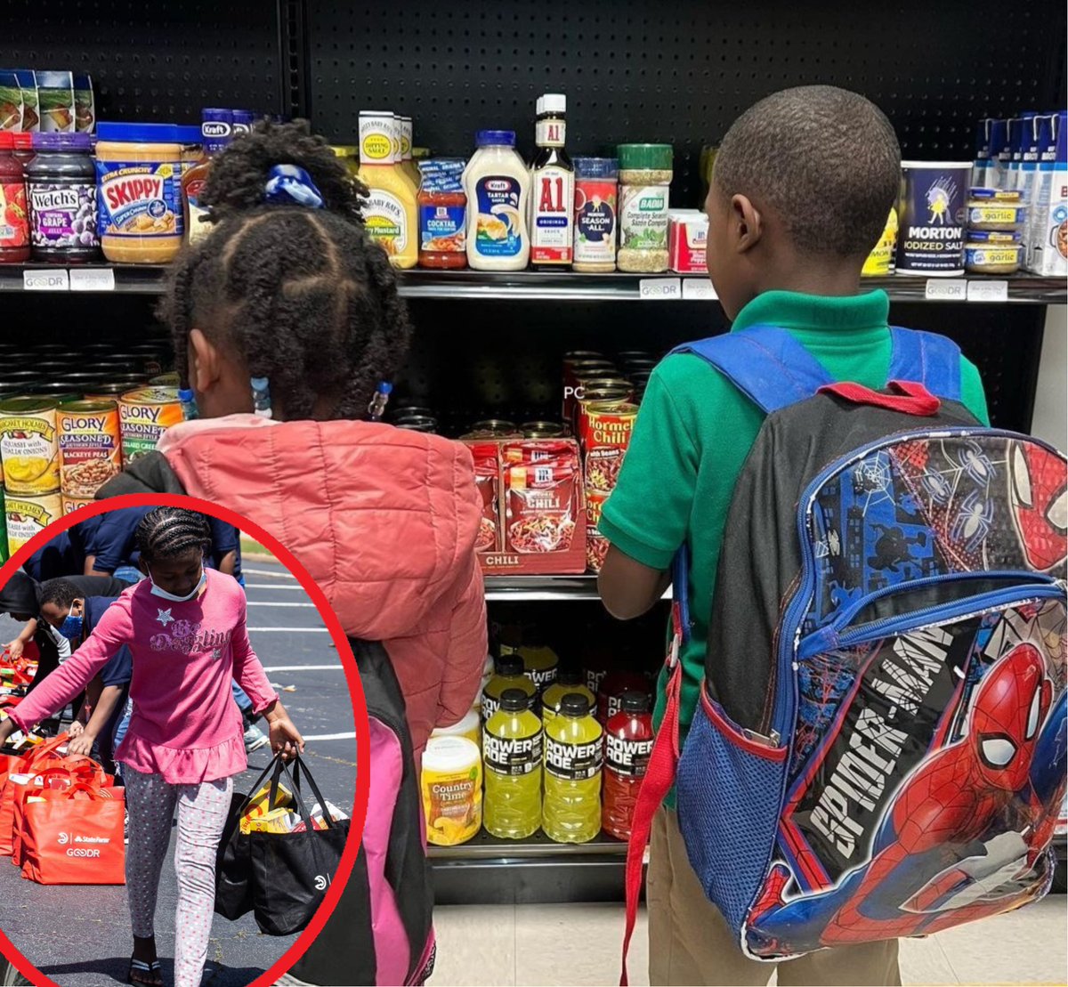 Atlanta opens a free grocery store to provide free food to public school students and their families who are struggling 🙌🏽💯
