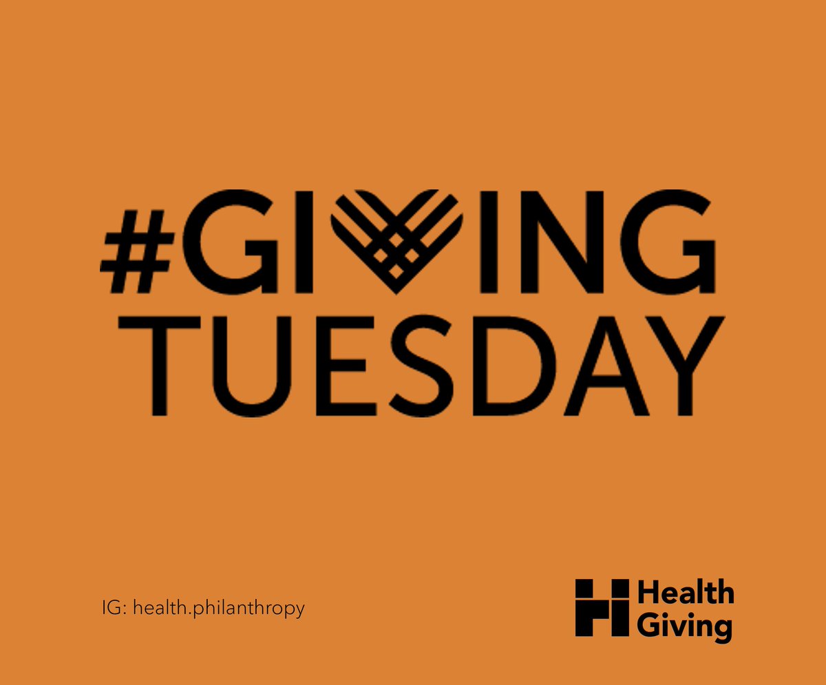 Tomorrow is #GivingTuesday, a celebration of #philanthropy. The day marks the beginning of #giving season, a time when many people focus on the joy of holiday and end-of-year gifts. Be generous! #Philanthropy #HealthGiving #HealthPhilanthropy #HealthcarePhilanthropy #Community
