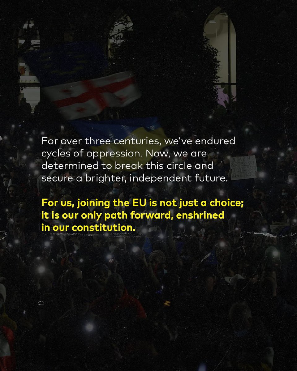 curlyminionn's tweet photo. To all international people:
What's happening in Georgia, and why is joining the EU so vital for us?
#GeorgiaProtests https://t.co/NfSfSFk96B