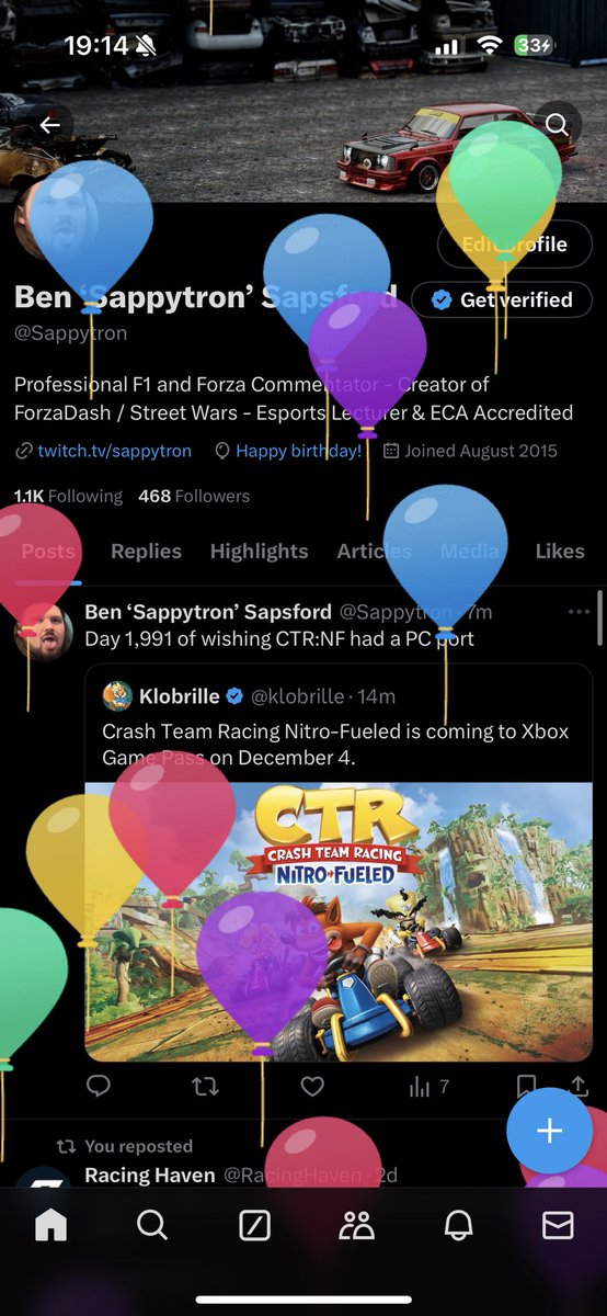 Ben ‘Sappytron’ Sapsford tweet media