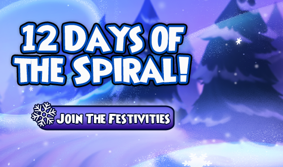 Wizard101's tweet photo. Happy Holidays! 🎁

From now through December 13th, KingsIsle is celebrating the 12 Days of the Spiral! Enjoy FREE MEMBERSHIP and a new surprise in store each day for your Wizard! Don't forget to check every day so you don't miss out! https://t.co/WYVeQayy7r #Wizard101 https://t.co/CxHzpnkvoc