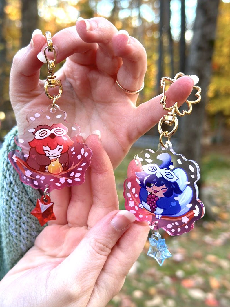 Aisikae's tweet photo. hewwo #kaeluc friends!!! etsy is running a 5$ off everything sale + we have an ADDITIONAL 10% off for all goodies!! 🥺💖 this includes our peakae and owluc charms and cuddlecup standee for those who missed them! and if they’re bought together it’s an extra 10% off! 🎉  🔗 below~ https://t.co/P9RdYf9Dbd