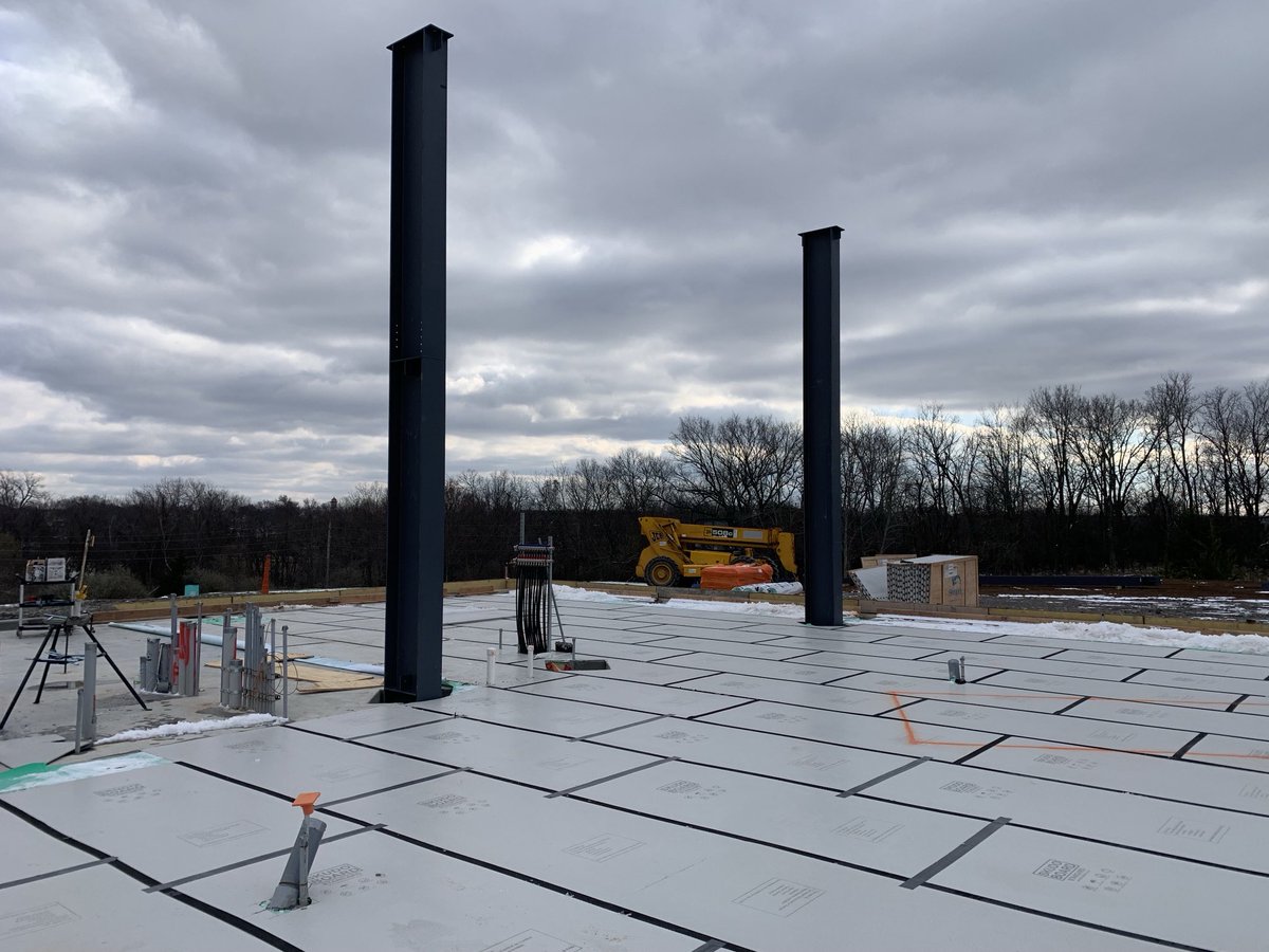 We got started standing steel at MCC Longview today. ⁦<a href="/McCownGordon/">McCownGordon</a>⁩