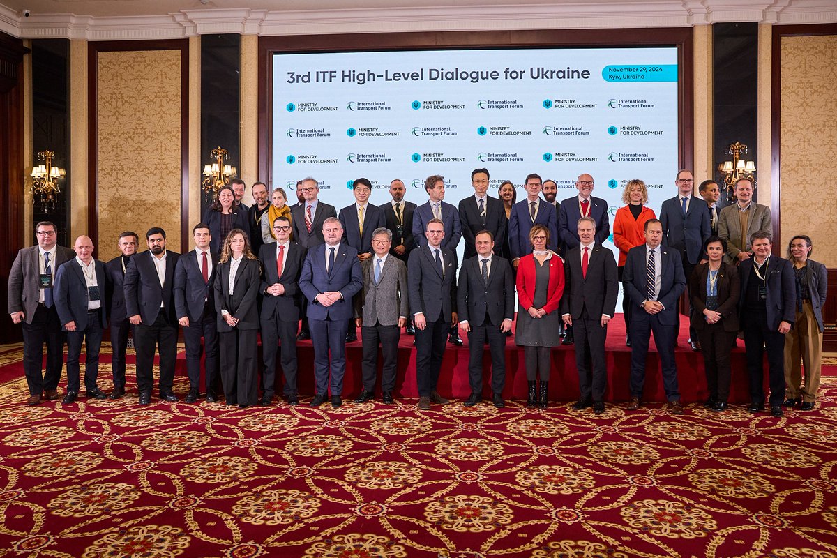 Vytas Leškevičius (@leskevicius) on Twitter photo Last Friday in Kyiv, Ukraine's friends of <a href="/ITF_Forum/">International #Transport Forum 🌎</a> adopted a joint statement reaffirming commitment to🇺🇦 transport system's reconstruction & development. Priorities include restoring infrastructure, enhancing connectivity, and building a resilient, sustainable transport in🇺🇦 Last Friday in Kyiv, Ukraine's friends of <a href="/ITF_Forum/">International #Transport Forum 🌎</a> adopted a joint statement reaffirming commitment to🇺🇦 transport system's reconstruction & development. Priorities include restoring infrastructure, enhancing connectivity, and building a resilient, sustainable transport in🇺🇦