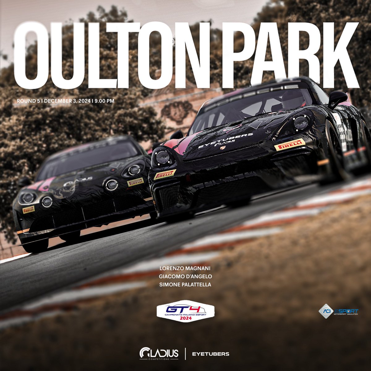 Old Hall, Cascades, Island Bend e il tornante stretto di Shell Oils Corner: questo è Oulton Park, teatro del quinto round del #CIGT4 ACI ESport <a href="/drivingitalia/">DrivingItalia.NET</a> #gladiuscompetitions
Live on I twitch.tv/grandprix_tv