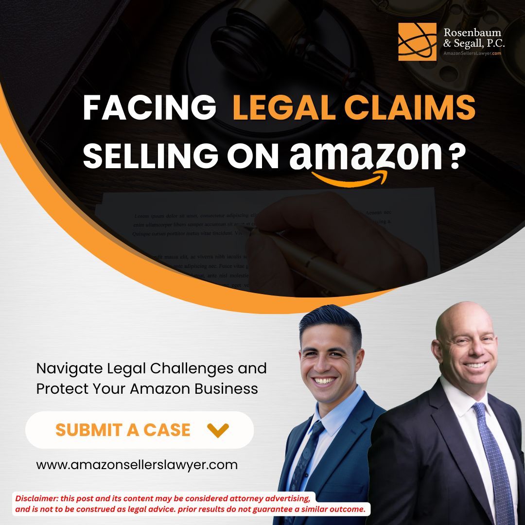 AmazonSellerLaw's tweet image. Received a Lawsuit as an Amazon Seller? | Protect Your Business Now

👉 Need help managing a lawsuit? Submit your case today at amazonsellerslawyer.com. We’ll help you safeguard your business.

#AmazonSellerHelp #AmazonLawsuitSupport #ProtectYourBusiness #AmazonFBA