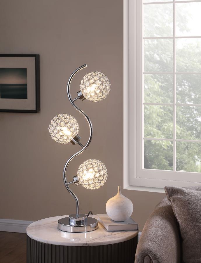 CoasterCompany's tweet image. Sparkle and shine this holiday season with this luminous table lamp. Offering a unique design and functional lighting, this lamp is the perfect addition to any space.

Item # 920232

Use the store locator to find a Coaster dealer near you. ✨ Link in bio! #lighting #tablelamp