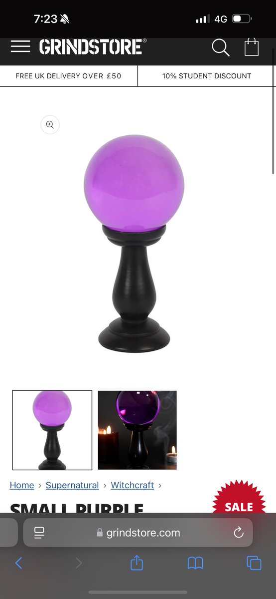 CawoodMatty's tweet photo. @grindstore All I want from https://t.co/6hNpaEmcKz this Christmas is a small purple crystal ball on stand!

@grindstore  #GRINDSTOREXMAS https://t.co/iCh7wEqayI