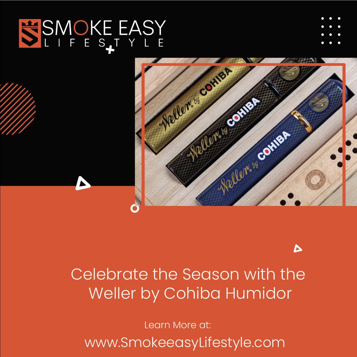 smokeeasylife's tweet photo. Celebrate the Season with the Weller by Cohiba Humidor

https://t.co/UT0KWcuVv9 https://t.co/eucaYcBekO
